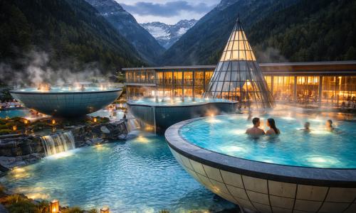 Aqua Dome в Ленгенфельде: термальный шедевр Альп